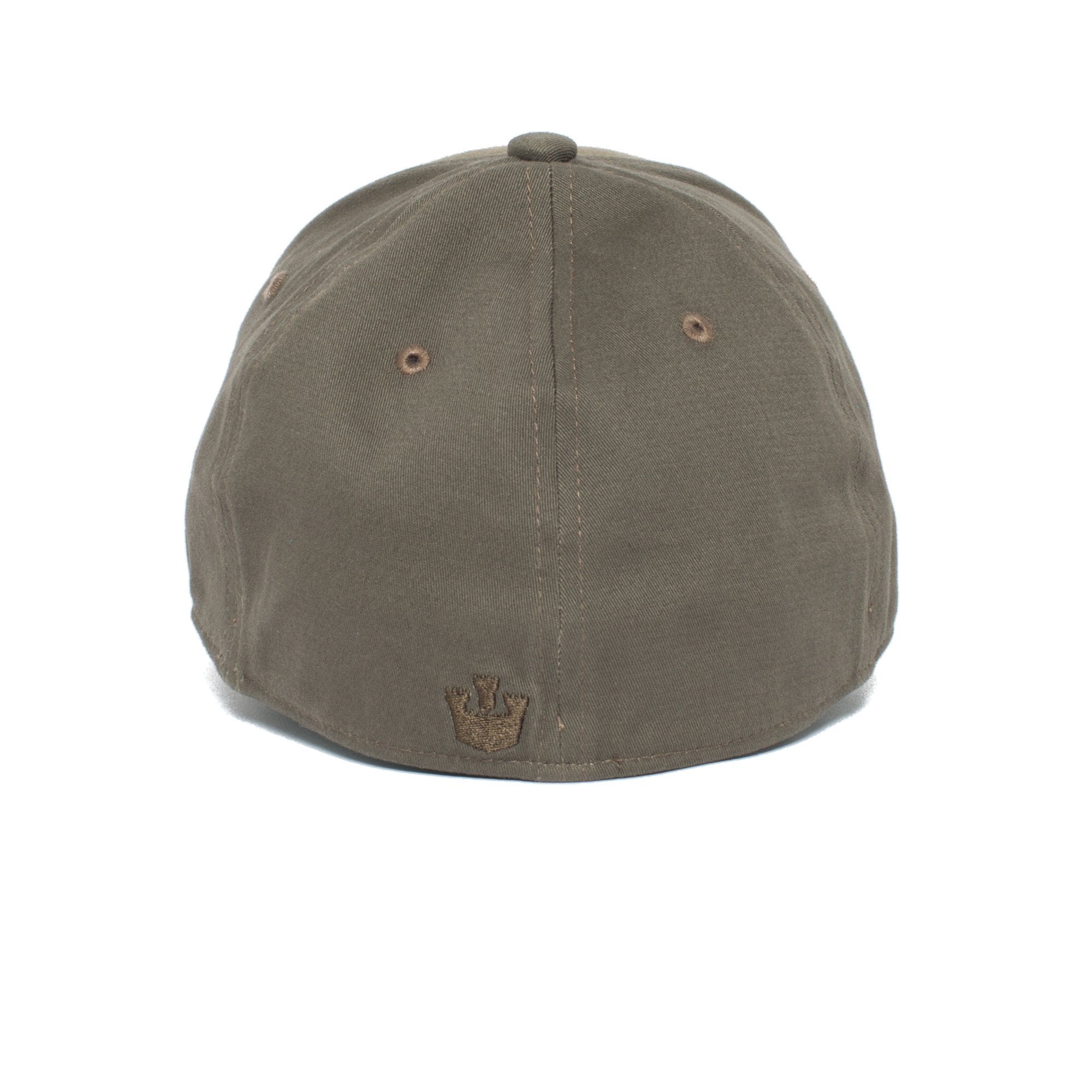 Goorin Bros. for the win cotton 6 panel fitted baseball cap Olive back view