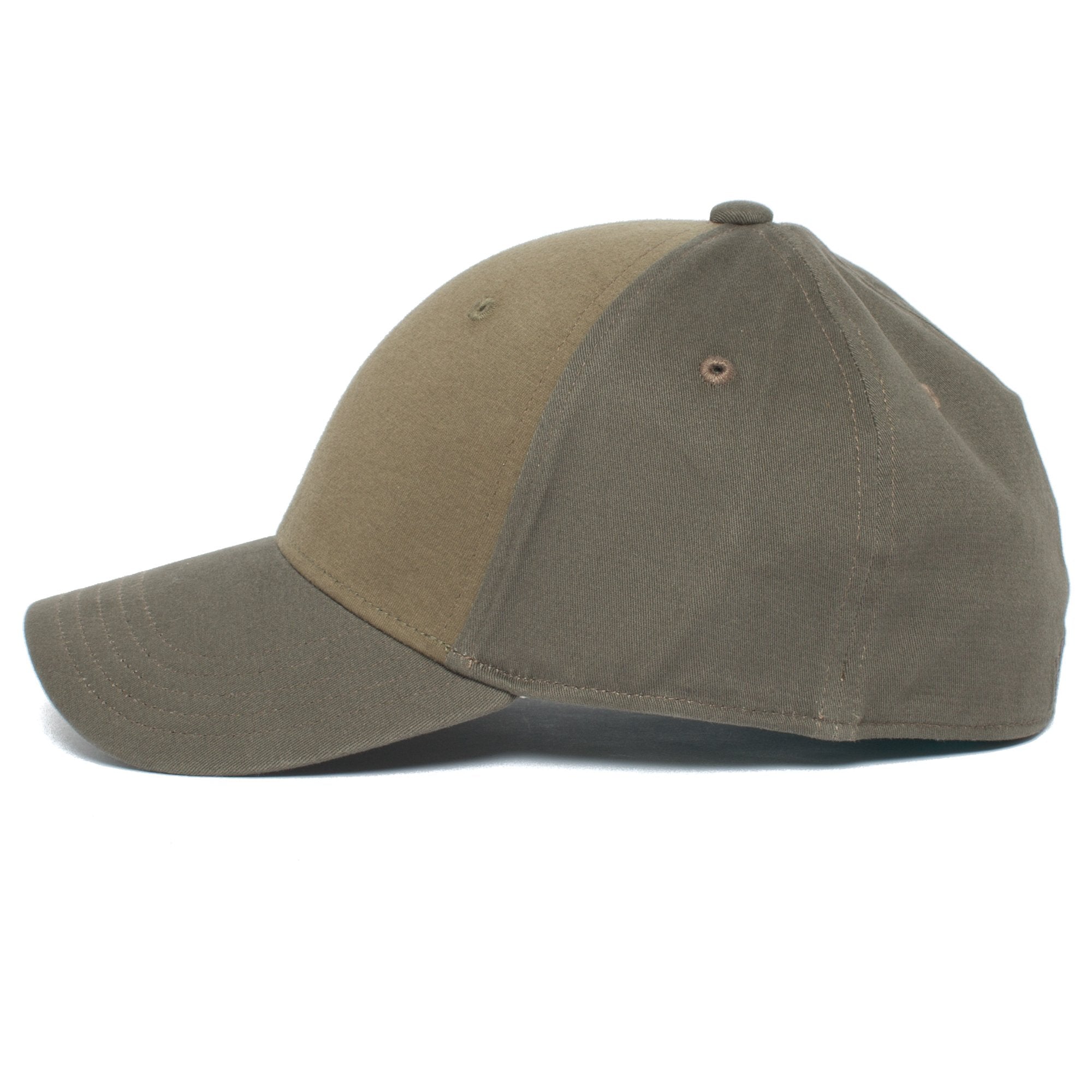 Goorin Bros. for the win cotton 6 panel fitted baseball cap Olive side view