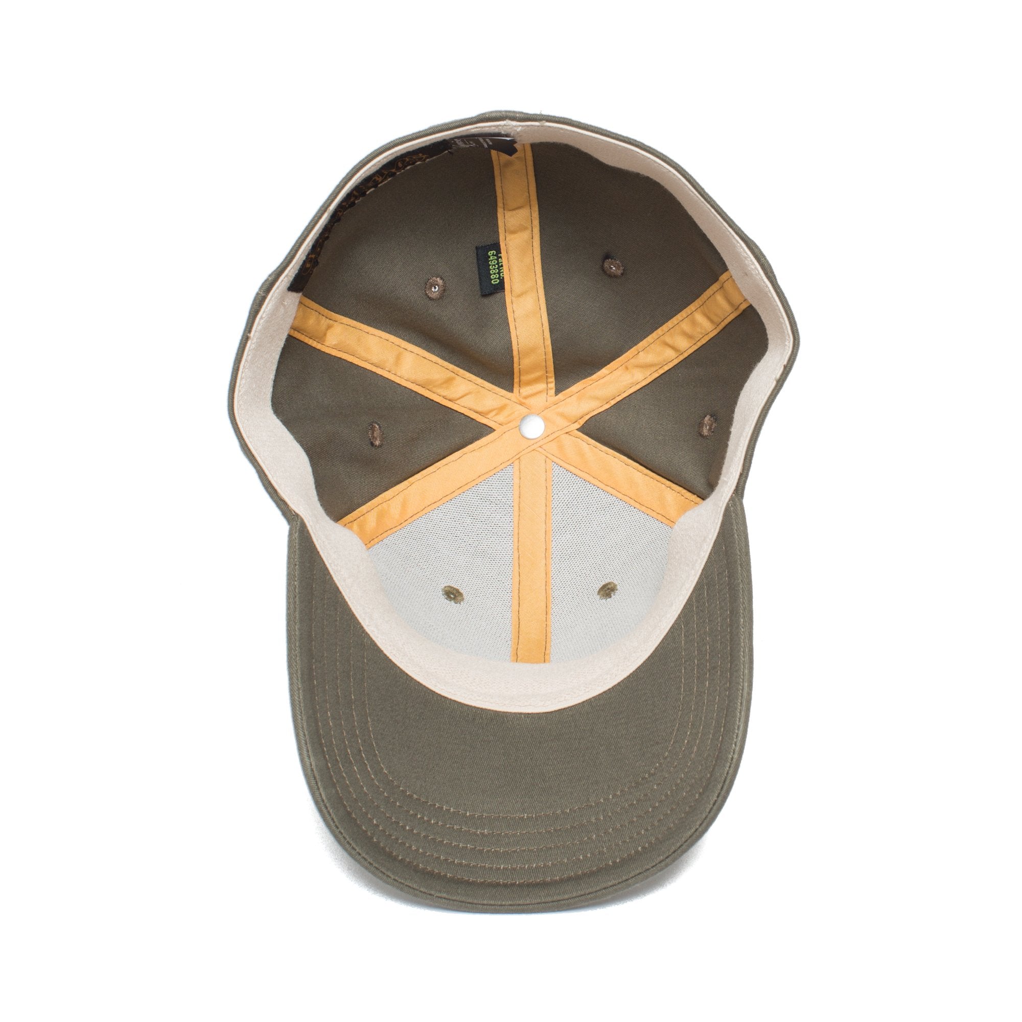 Goorin Bros. for the win cotton 6 panel fitted baseball cap Olive under view