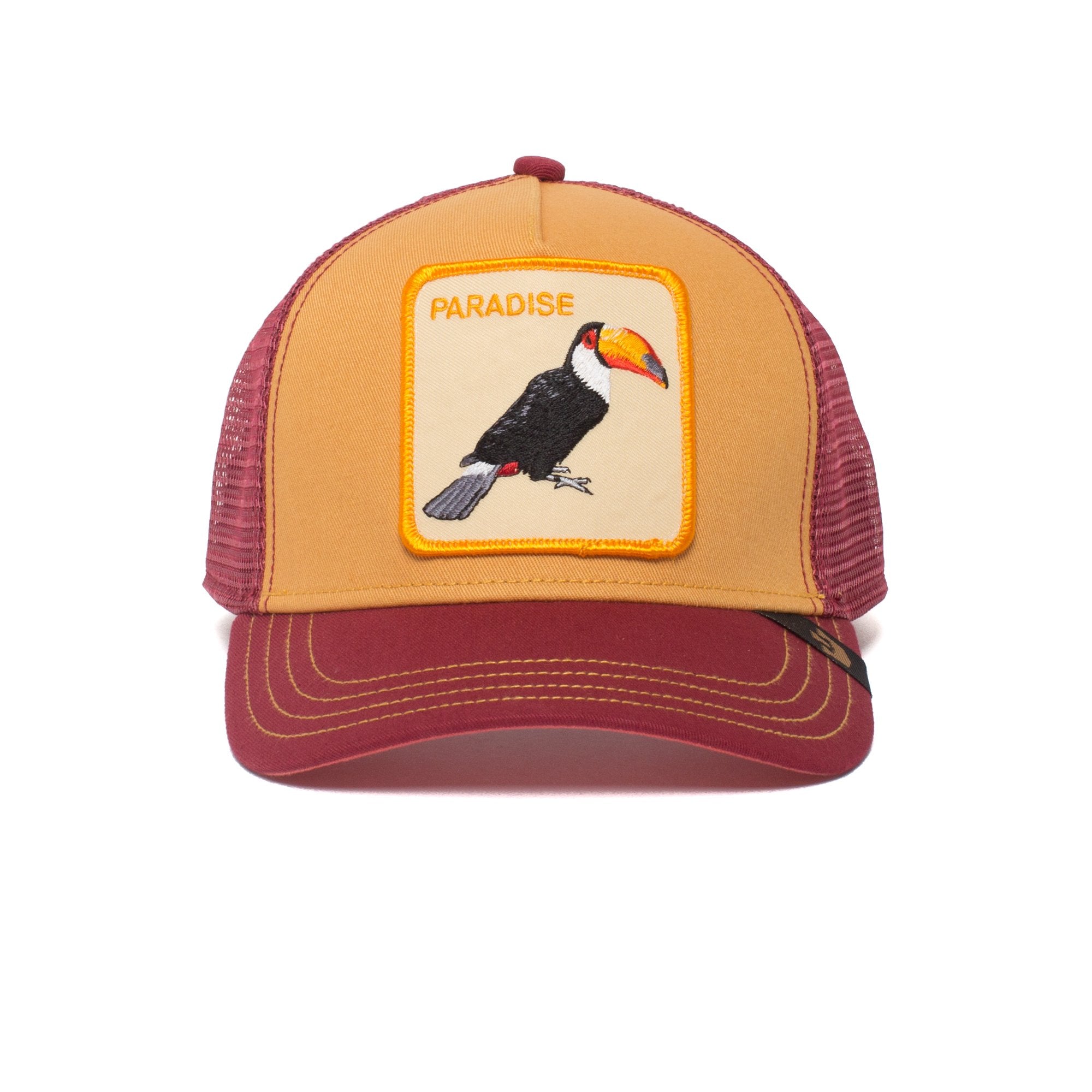 Goorin Bros. take me to trucker baseball cap Yellow front view