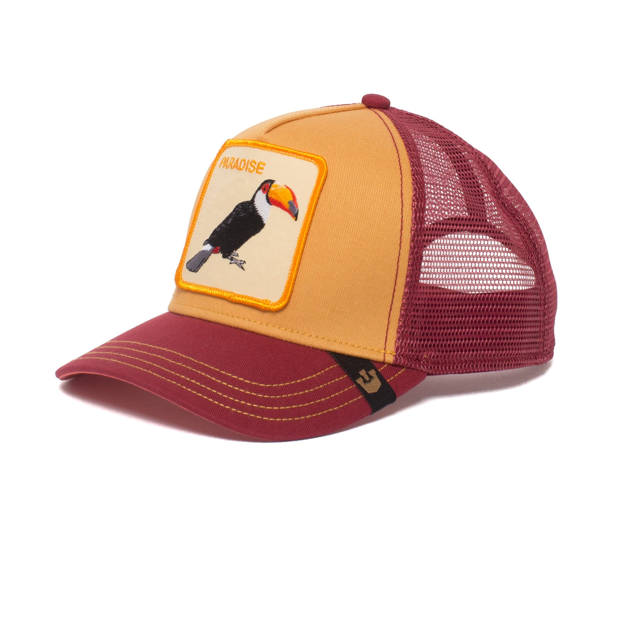 Goorin Bros. take me to trucker baseball cap Yellow left side view