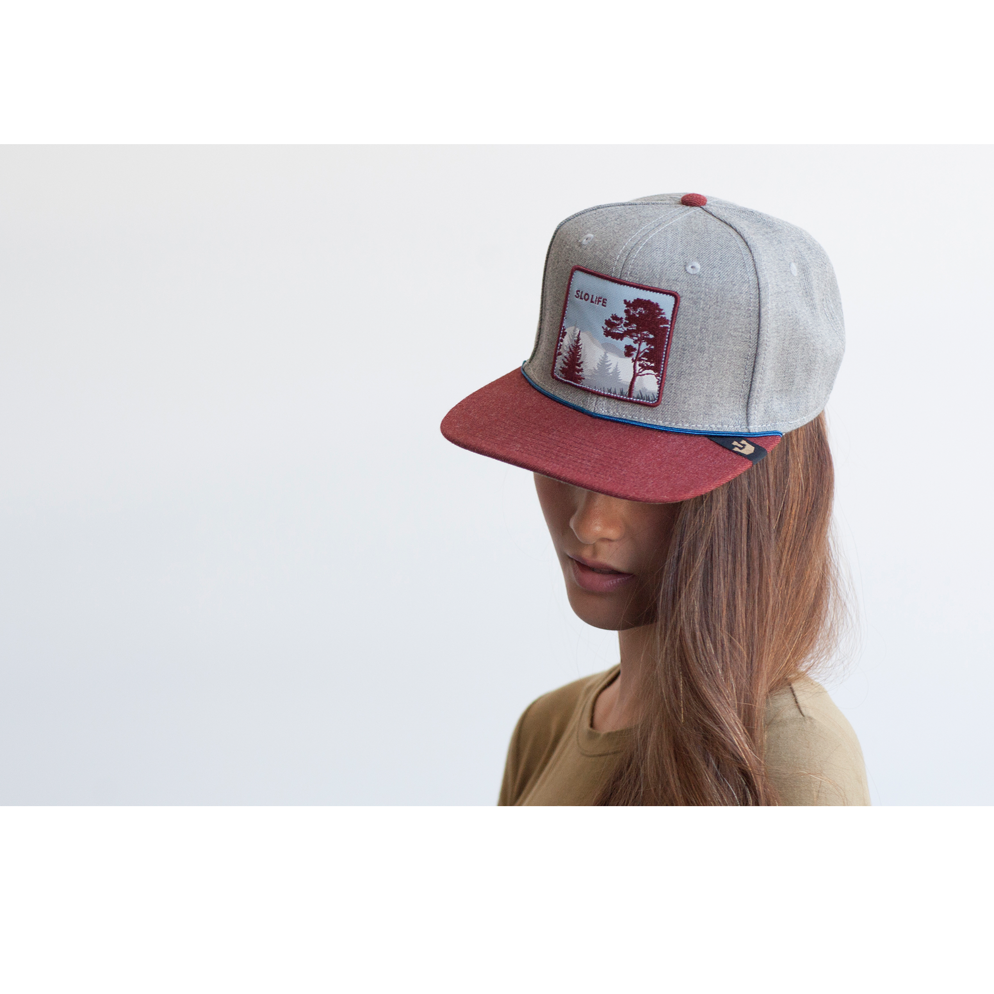 Goorin Bros. slow it down acrylic 6 panel baseball cap Wine  womens styling