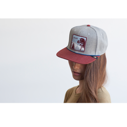 Goorin Bros. slow it down acrylic 6 panel baseball cap Wine  womens styling