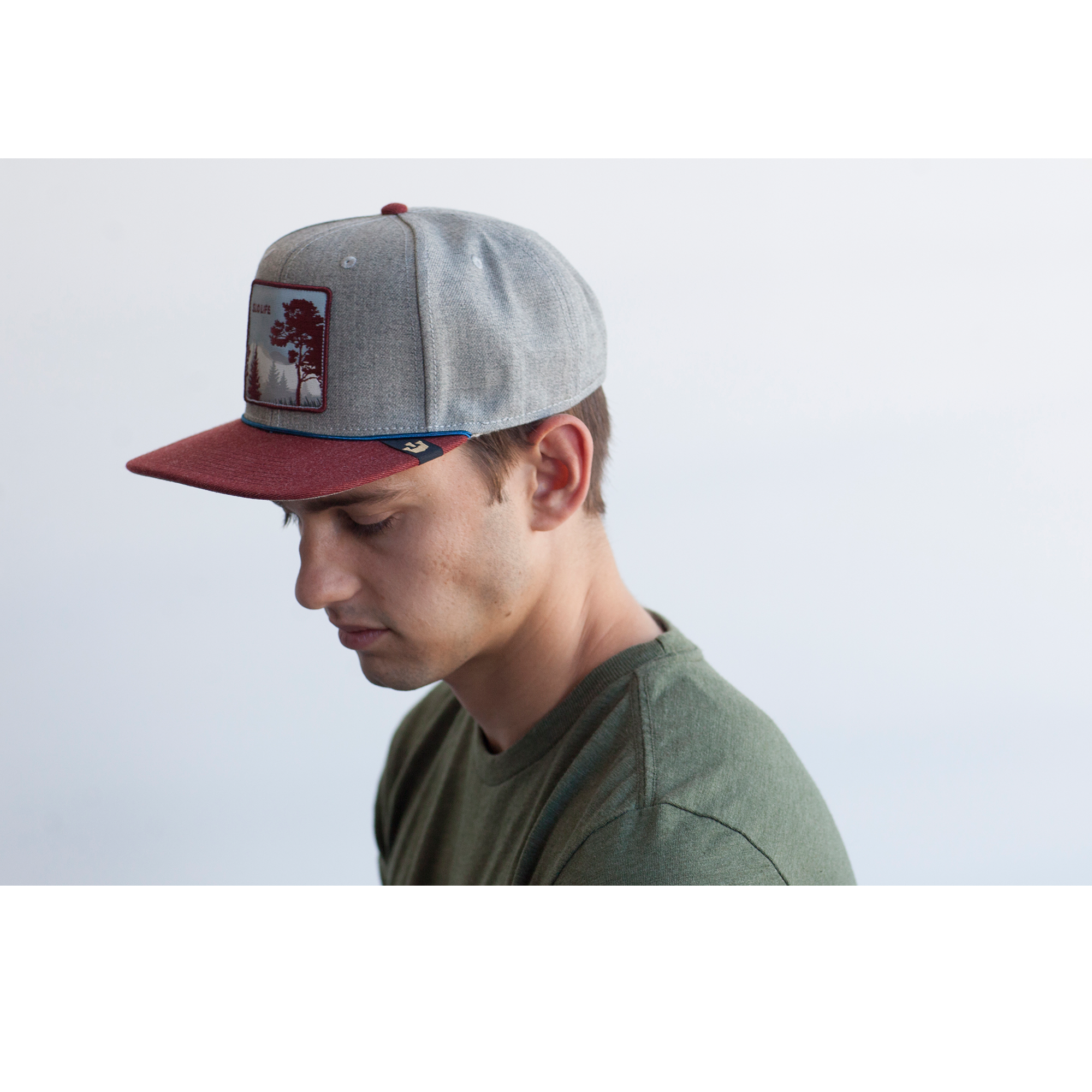 Goorin Bros. slow it down acrylic 6 panel baseball cap Wine  mens styling