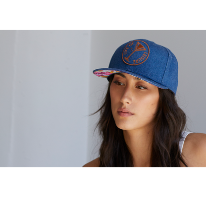 Goorin Bros. meeting street cotton flat brim baseball cap Blue  womens styling