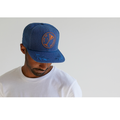 Goorin Bros. meeting street cotton flat brim baseball cap Blue  mens styling