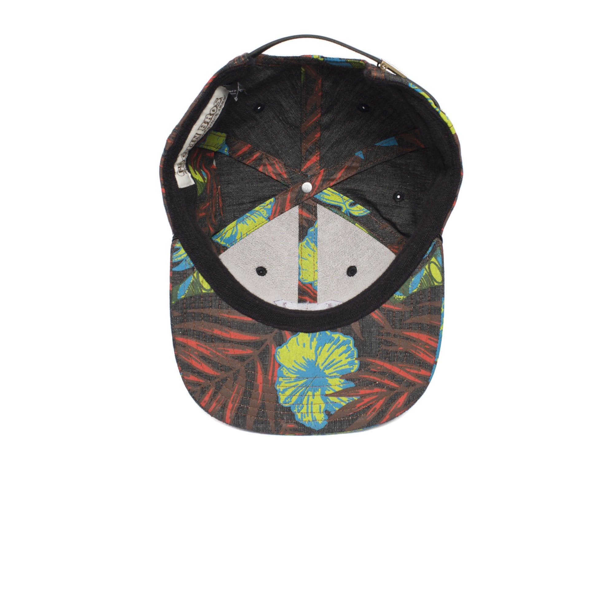 Goorin Bros. word of mouth cotton flat brim baseball cap Black under view