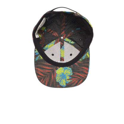 Goorin Bros. word of mouth cotton flat brim baseball cap Black under view