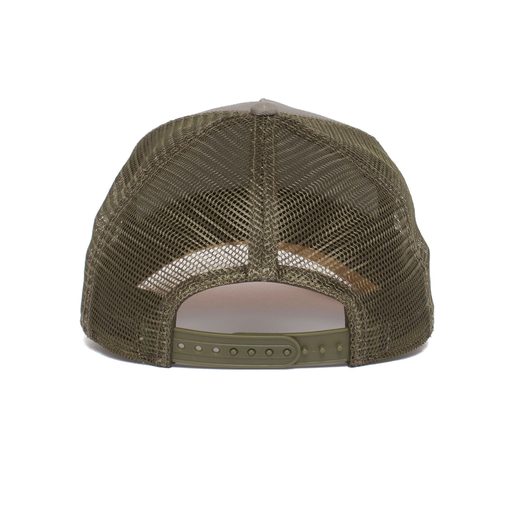 Goorin Bros. goat beard baseball cap Olive back view