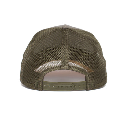 Goorin Bros. goat beard baseball cap Olive back view