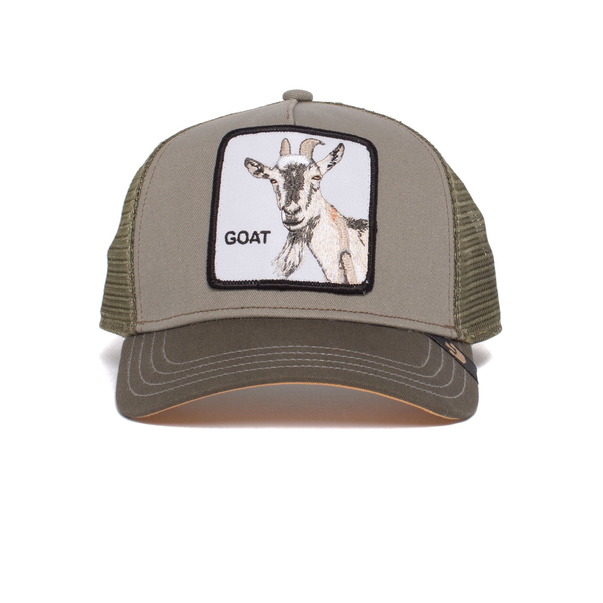 Goorin Bros. goat beard baseball cap Olive front view