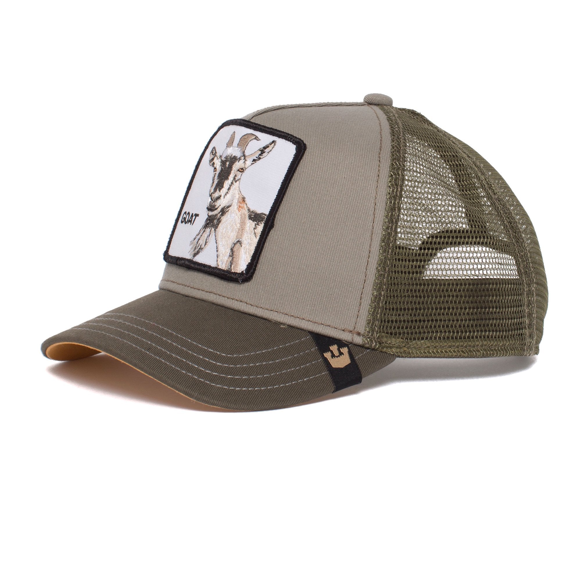 Goorin Bros. goat beard baseball cap Olive left side view