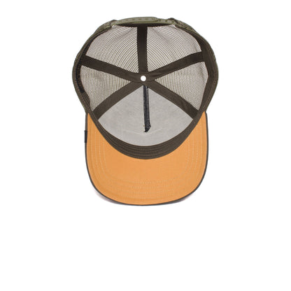 Goorin Bros. goat beard baseball cap Olive under view