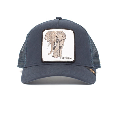 Goorin Bros. elephant 5 panel trucker baseball cap Navy front view