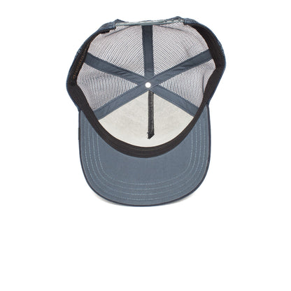 Goorin Bros. elephant 5 panel trucker baseball cap Navy under view