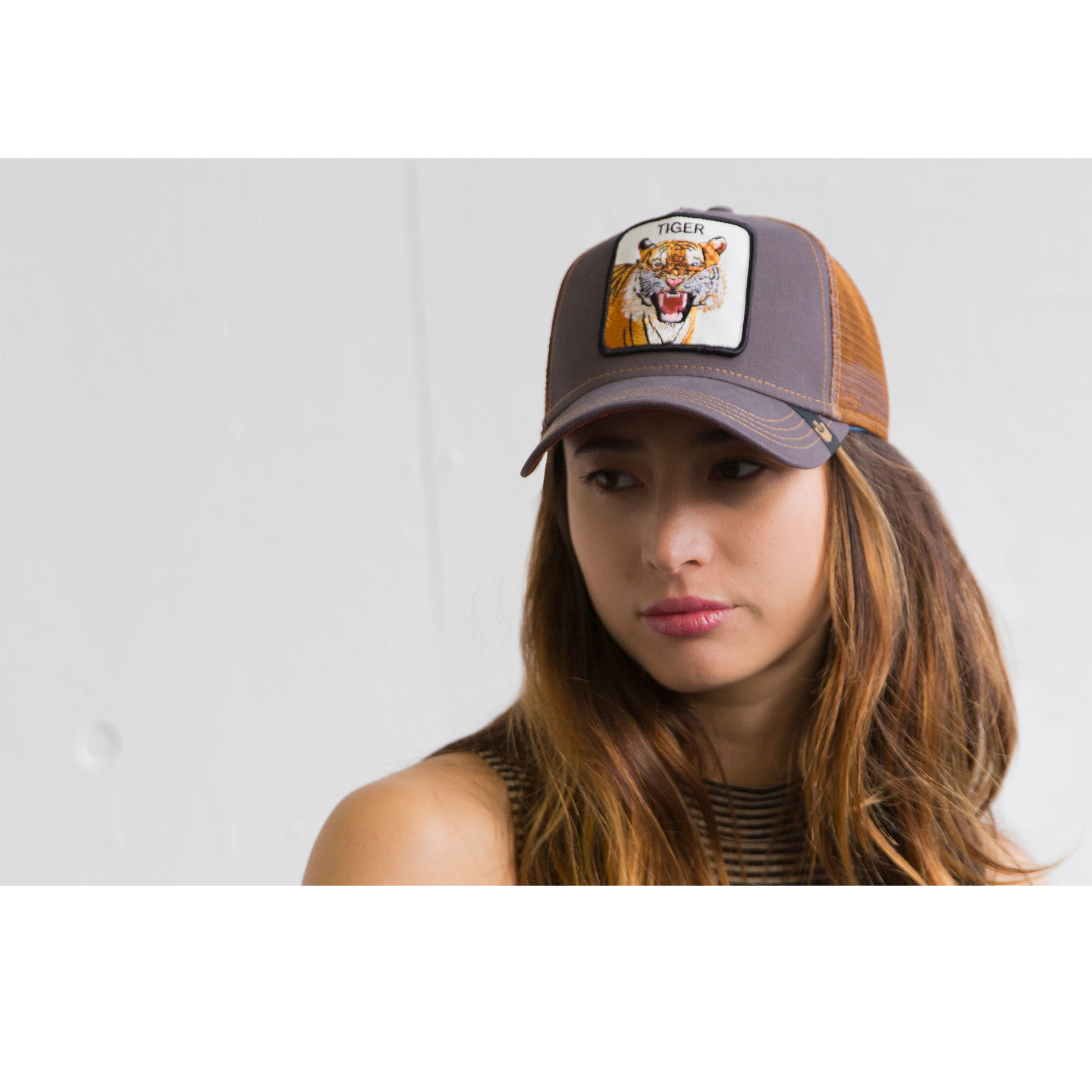 Goorin Bros. Eye of the Tiger Brown baseball womens styling