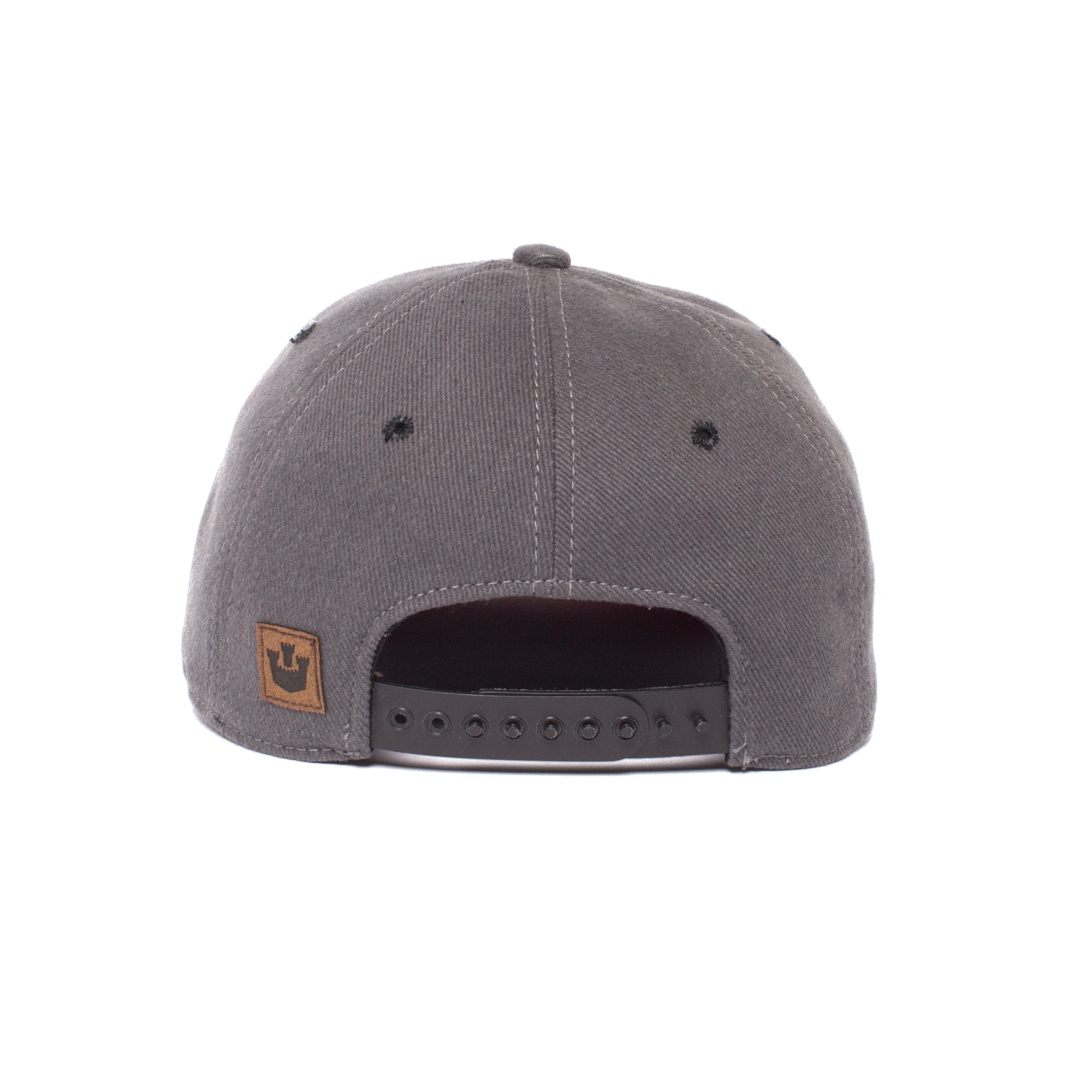 Goorin Bros. scorpio cotton 6 panel baseball cap Grey back view
