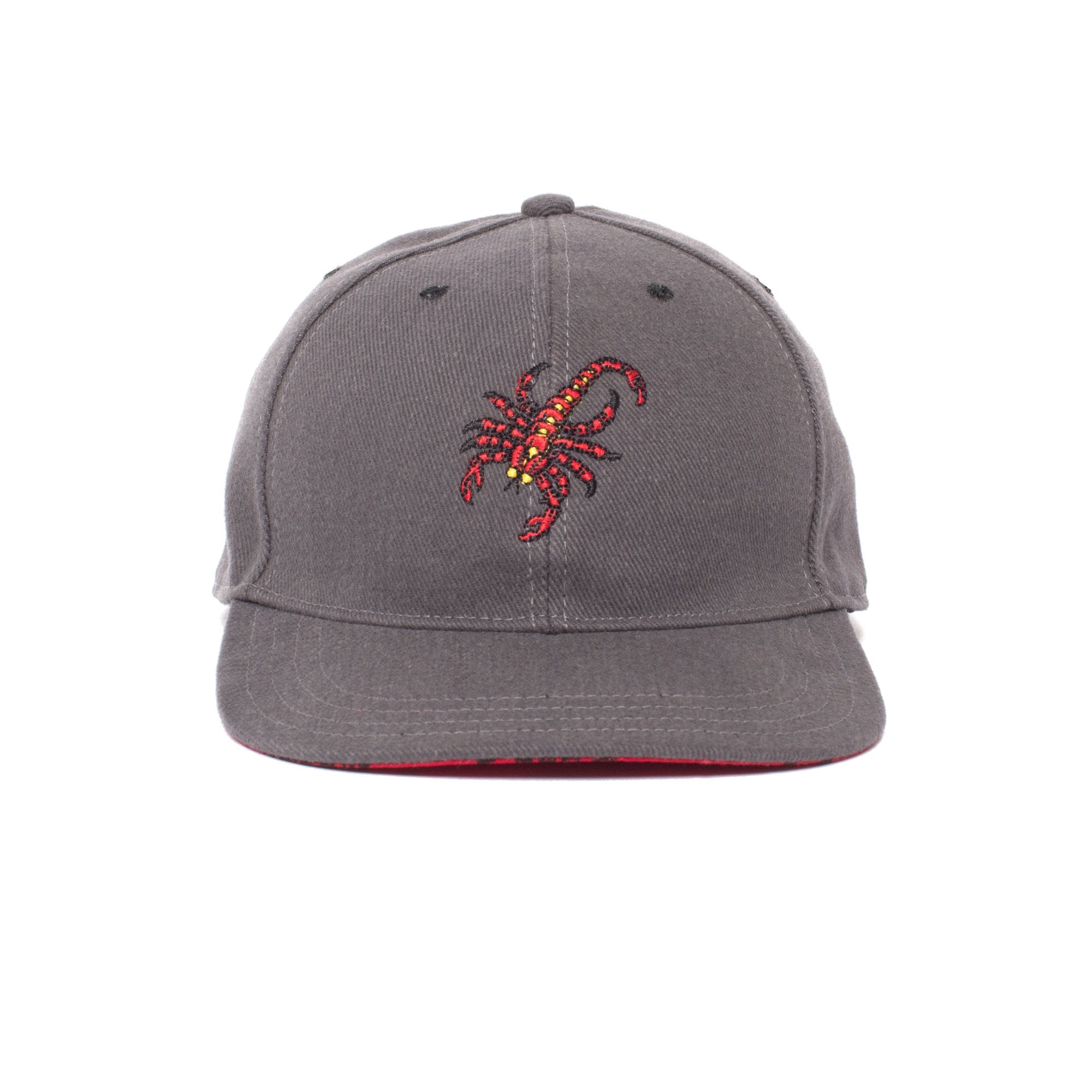 Goorin Bros. scorpio cotton 6 panel baseball cap Grey front view