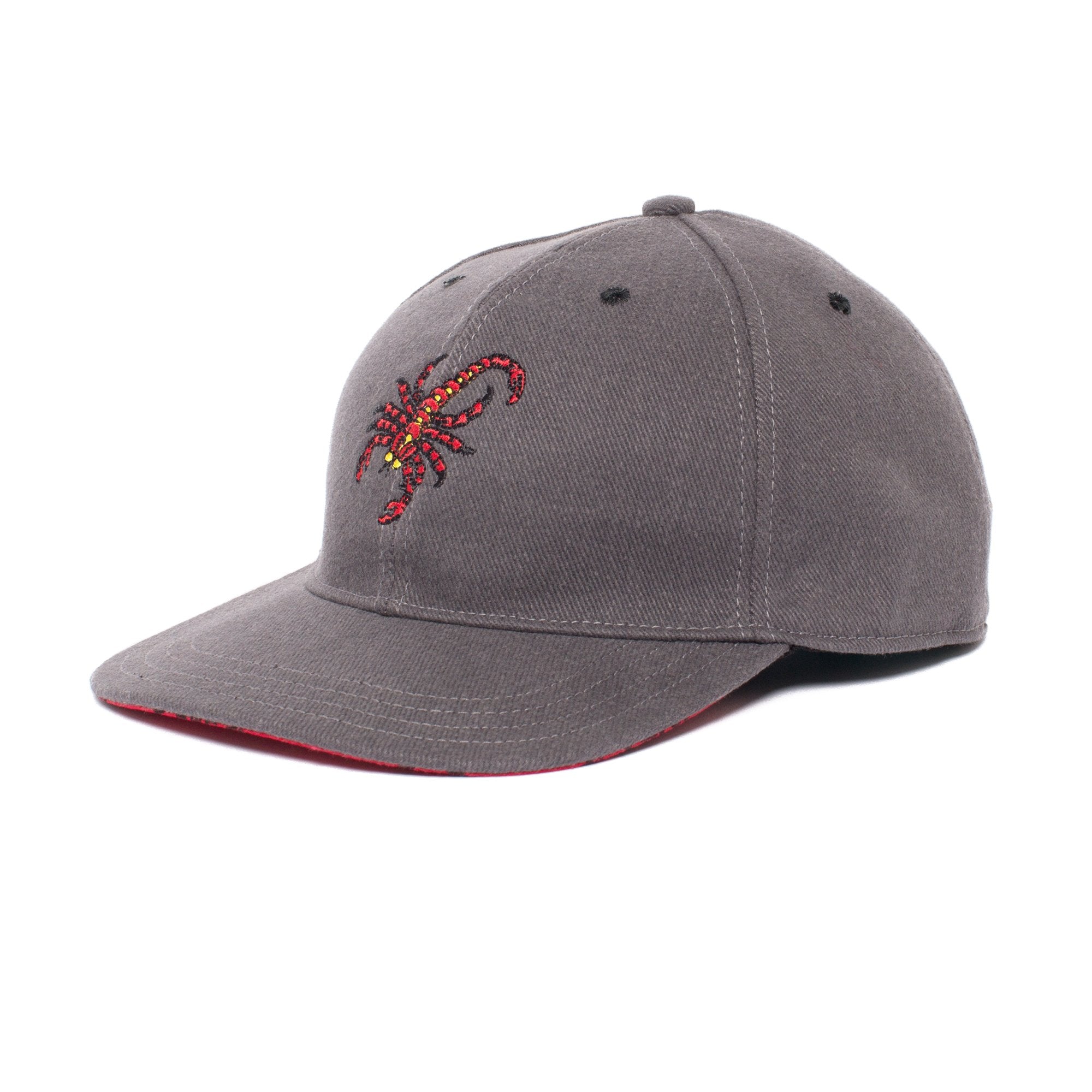 Goorin Bros. scorpio cotton 6 panel baseball cap Grey left side view