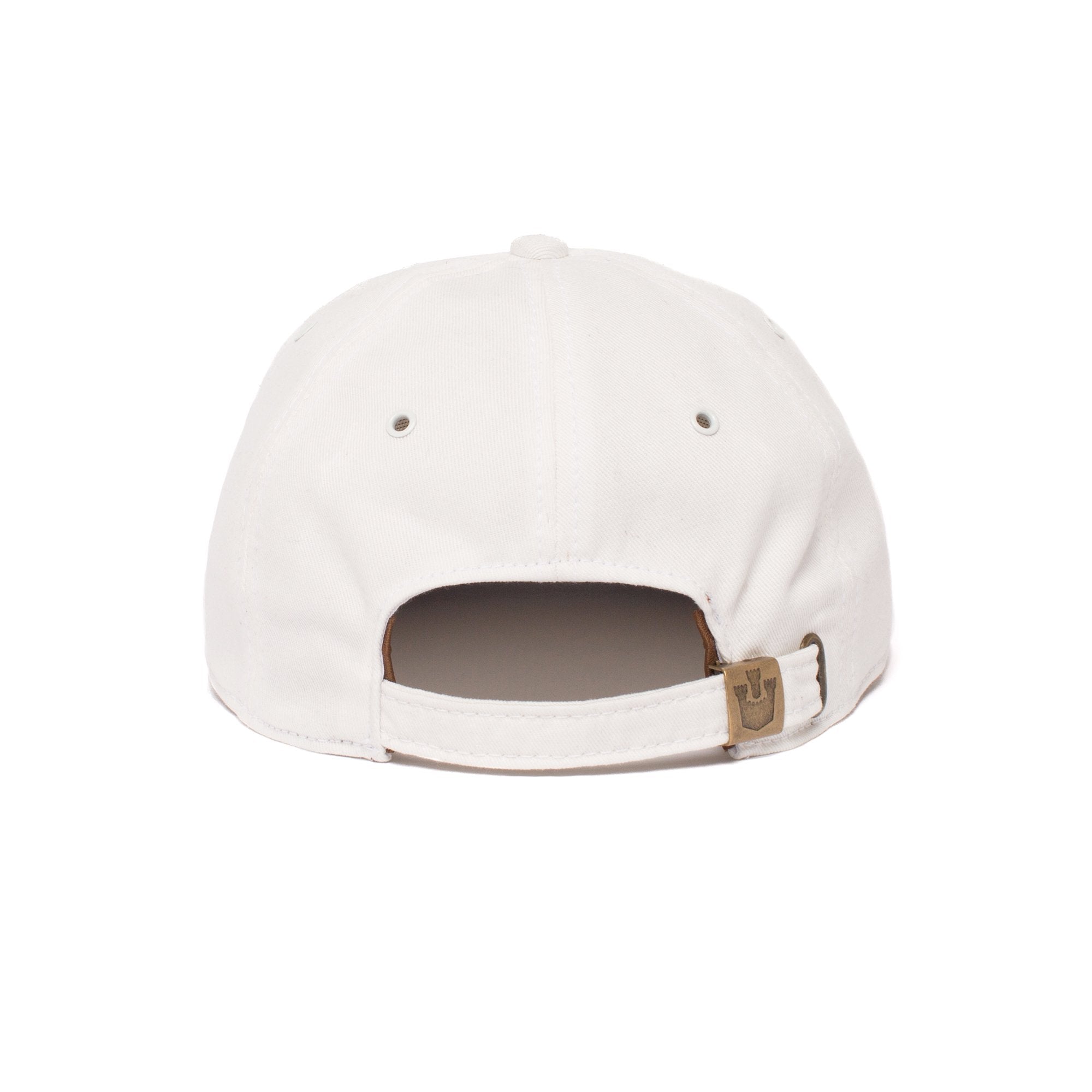 Goorin Bros. black rose cotton 6 panel baseball cap White back view
