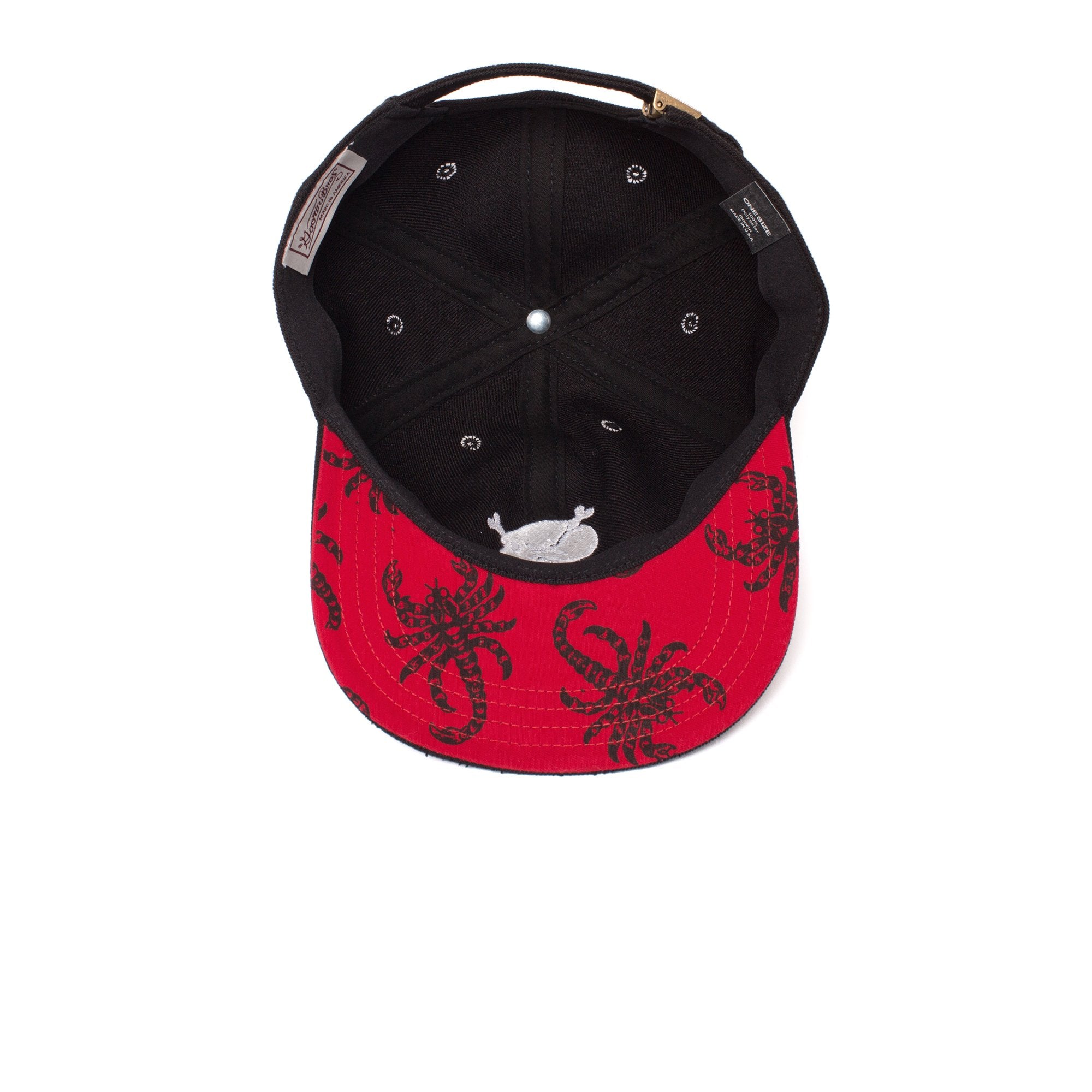 Goorin Bros. last dance 6 panel baseball cap Black under view