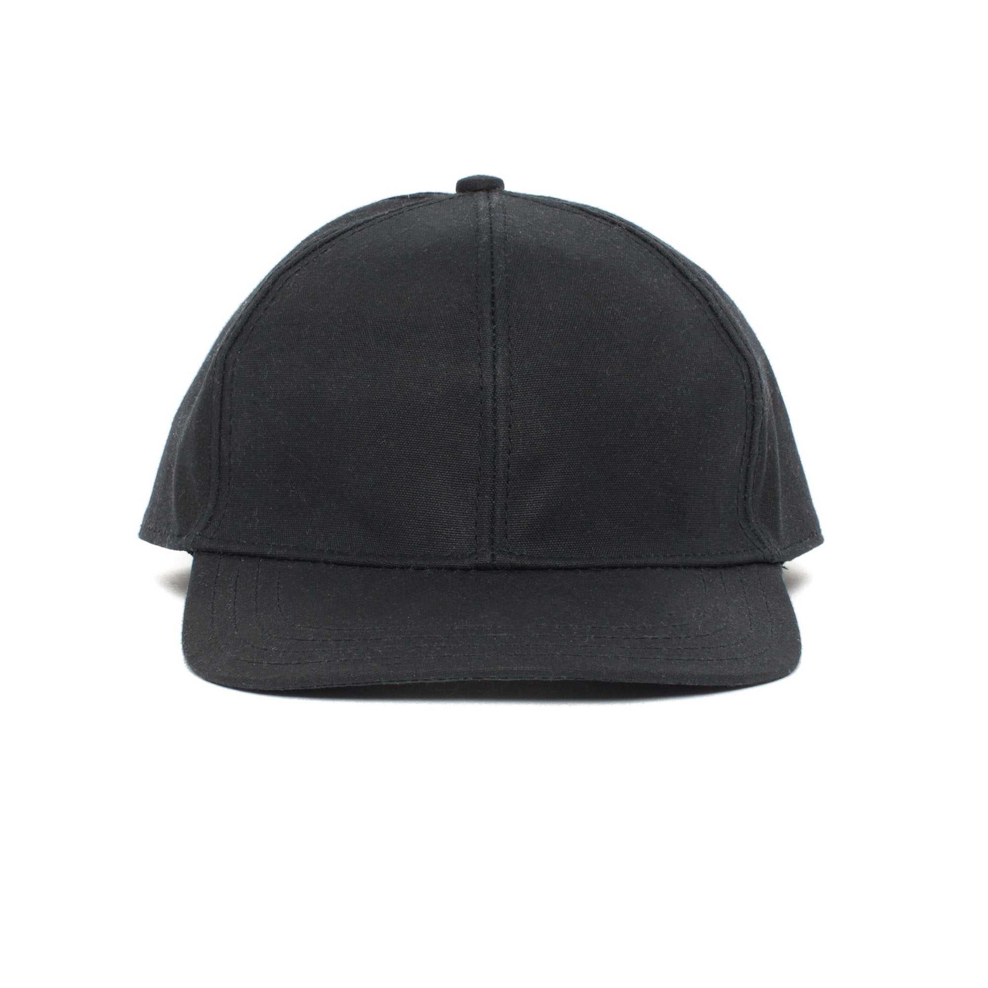 Goorin Bros. shelter island cotton 6 panel baseball cap Black front view