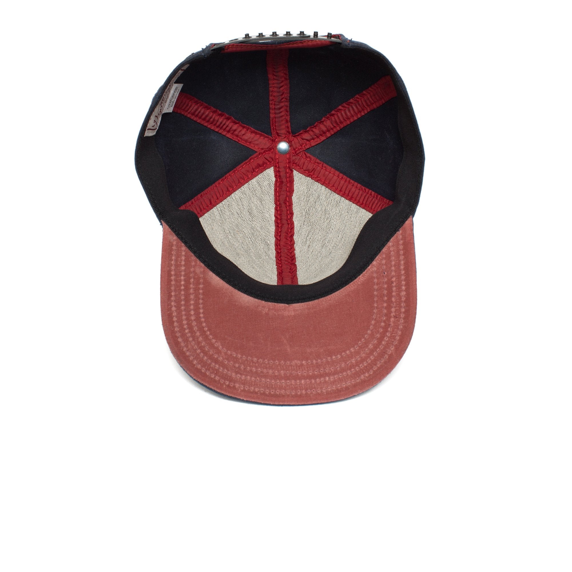 Goorin Bros. shelter island cotton 6 panel baseball cap Navy under view