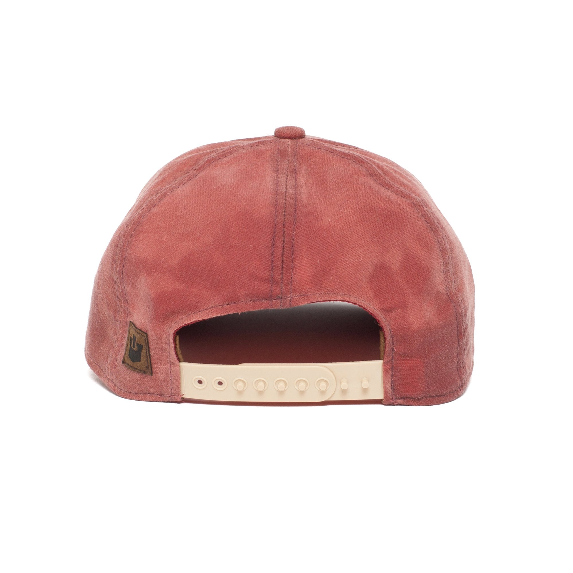 Goorin Bros. shelter island cotton 6 panel baseball cap Red back view