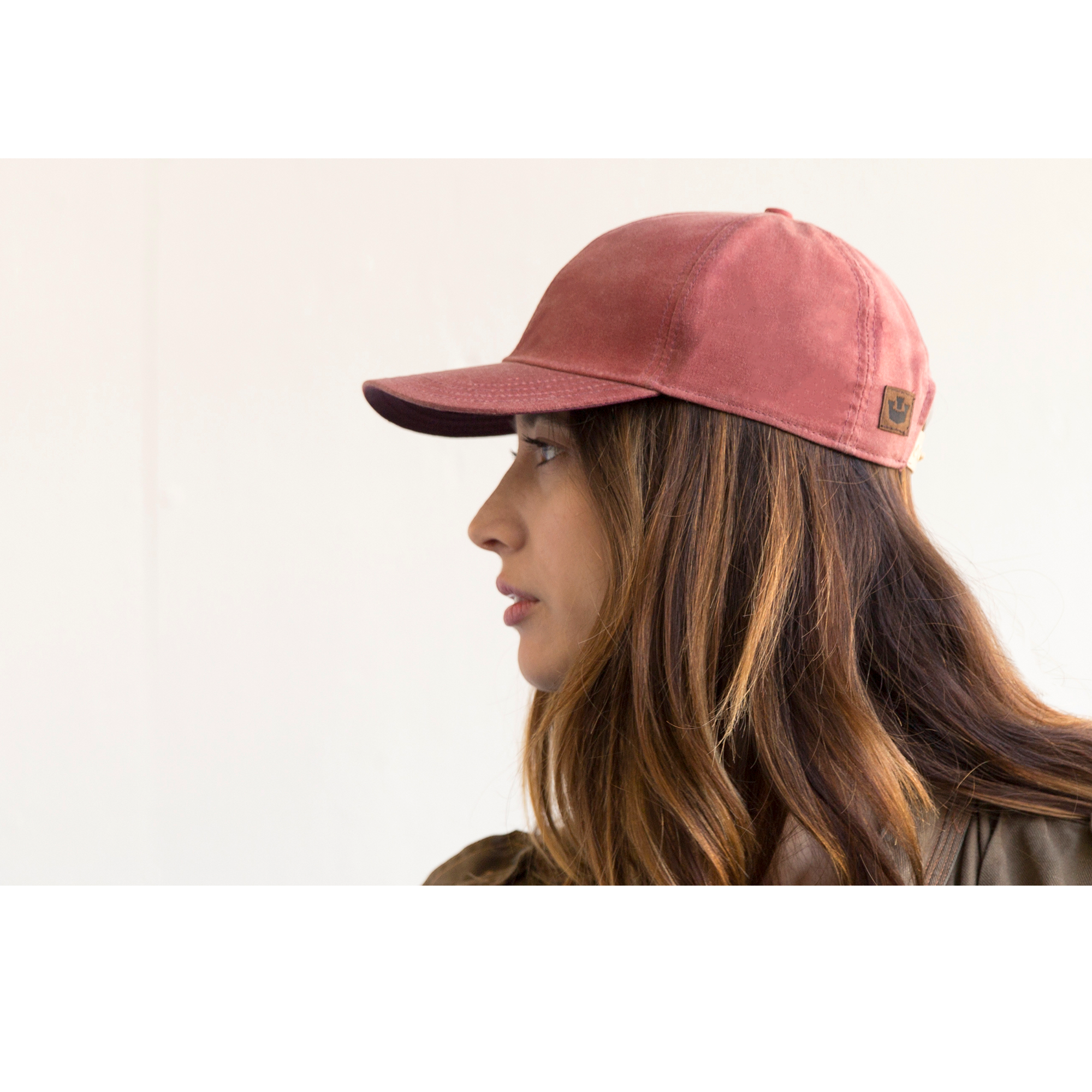 Goorin Bros. shelter island cotton 6 panel baseball cap Red  womens styling