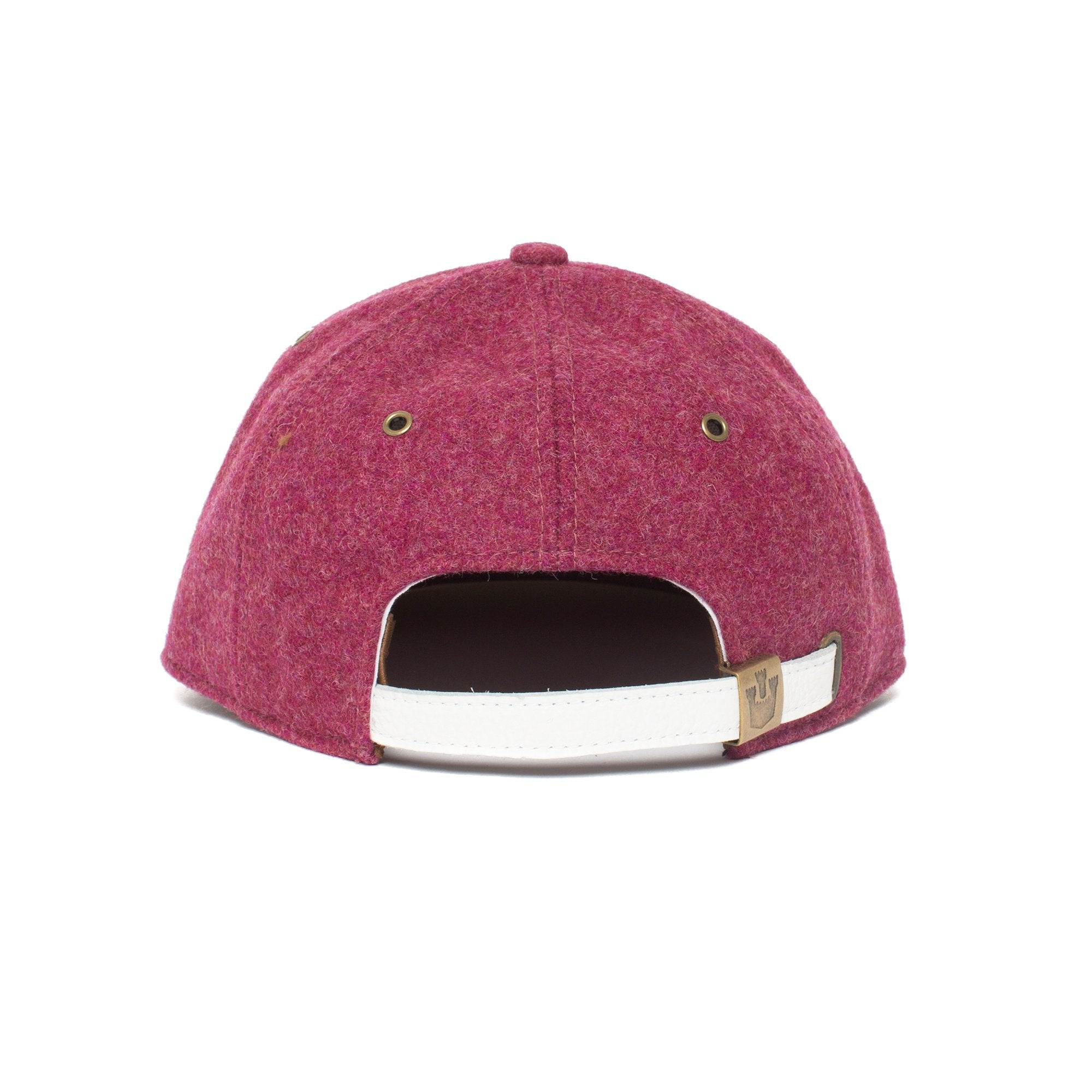 Goorin Bros. northside wool blend 6 panel baseball cap Cranberry back view