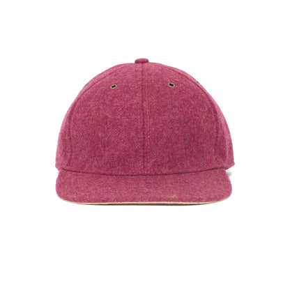 Goorin Bros. northside wool blend 6 panel baseball cap Cranberry front view