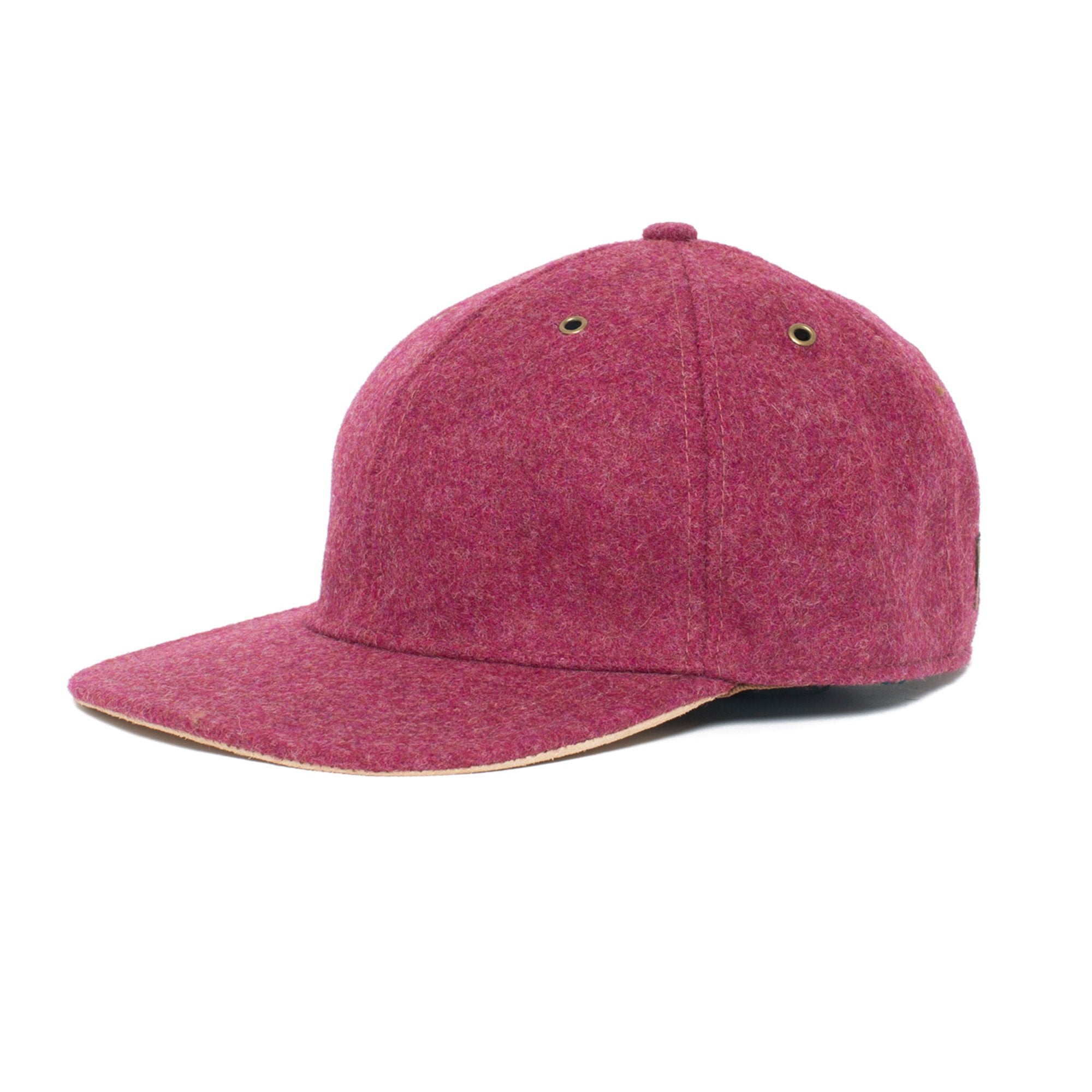 Goorin Bros. northside wool blend 6 panel baseball cap Cranberry left side view