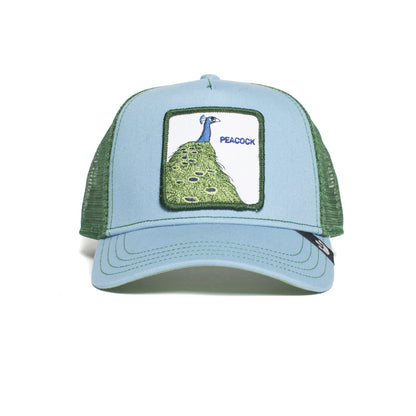 Goorin Bros. hey mister cotton 5 panel trucker baseball cap Blue front view