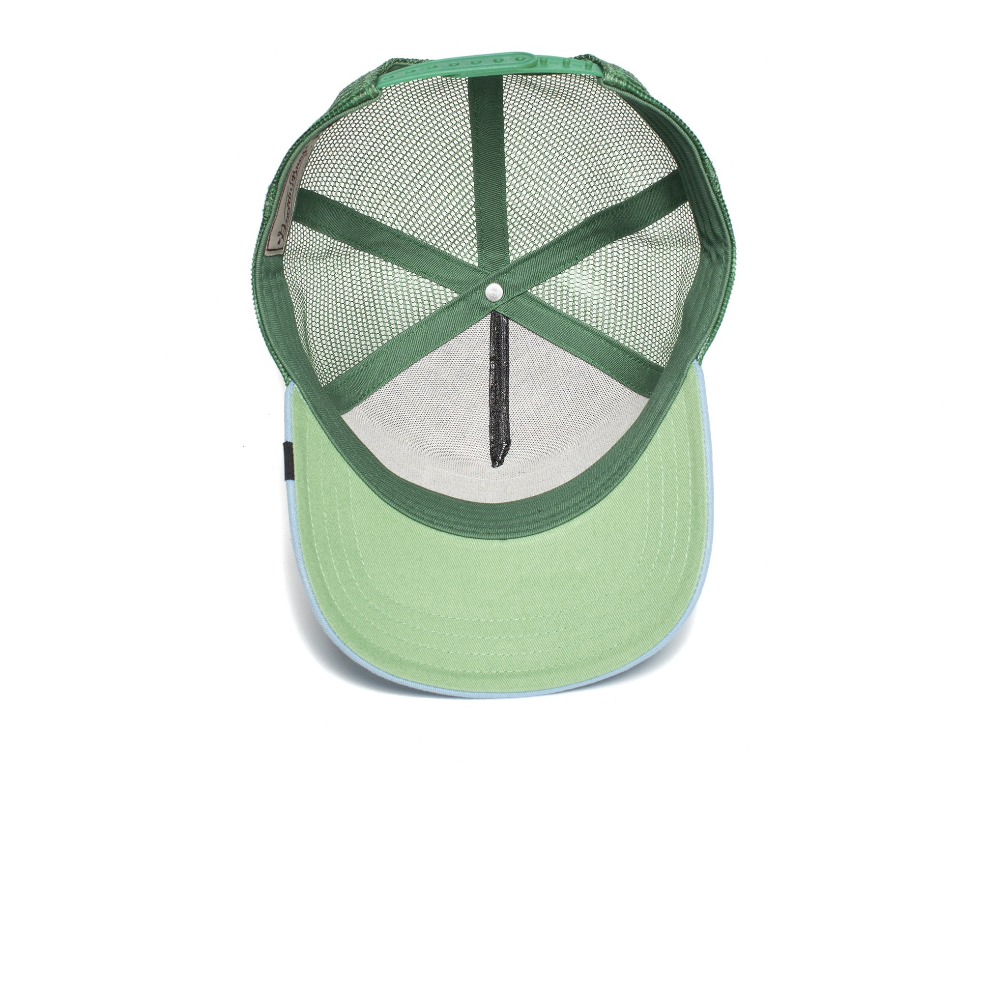 Goorin Bros. hey mister cotton 5 panel trucker baseball cap Blue under view