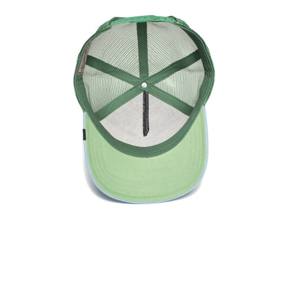 Goorin Bros. hey mister cotton 5 panel trucker baseball cap Blue under view