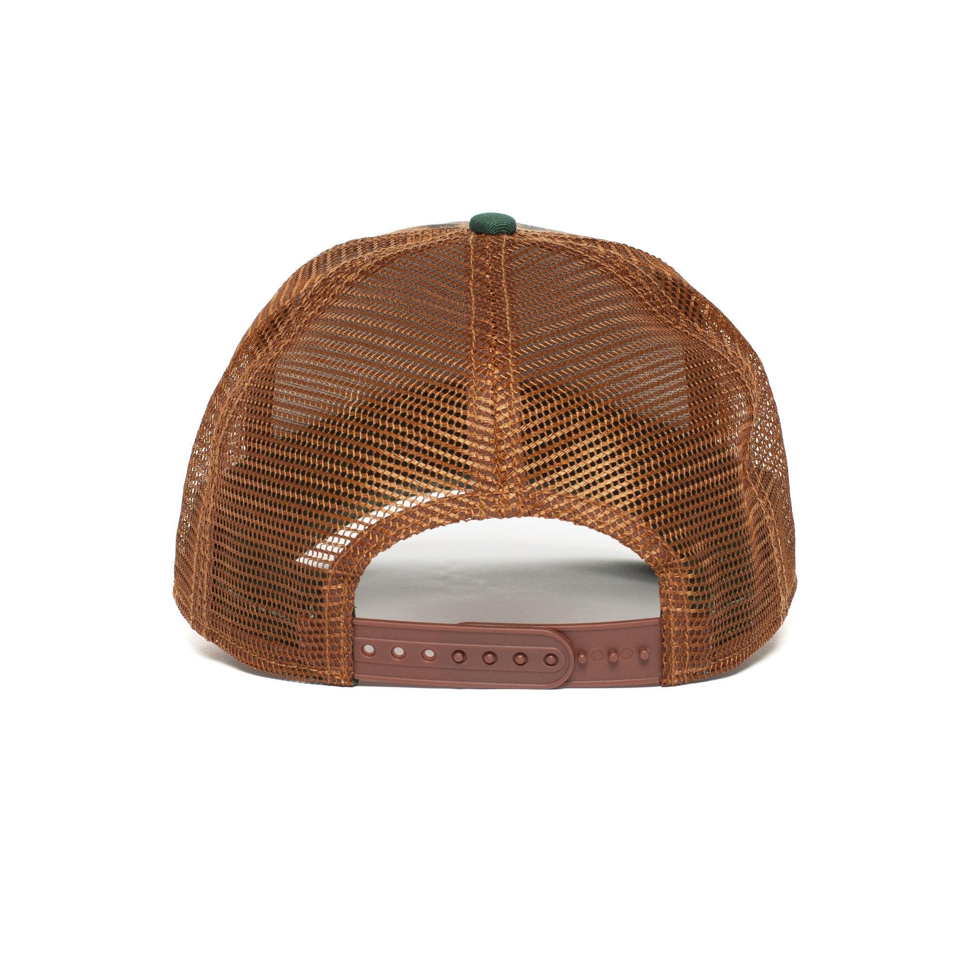 Goorin Bros. duck duck cotton 5 panel baseball cap Green back view