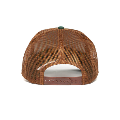 Goorin Bros. duck duck cotton 5 panel baseball cap Green back view