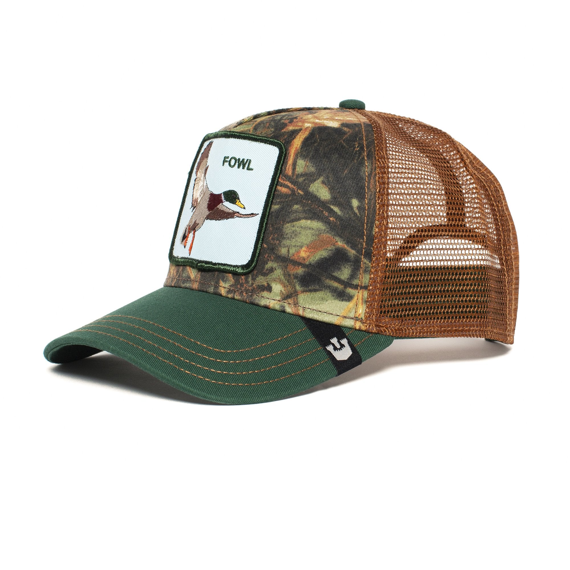 Goorin Bros. duck duck cotton 5 panel baseball cap Green left side view