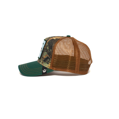 Goorin Bros. duck duck cotton 5 panel baseball cap Green side view