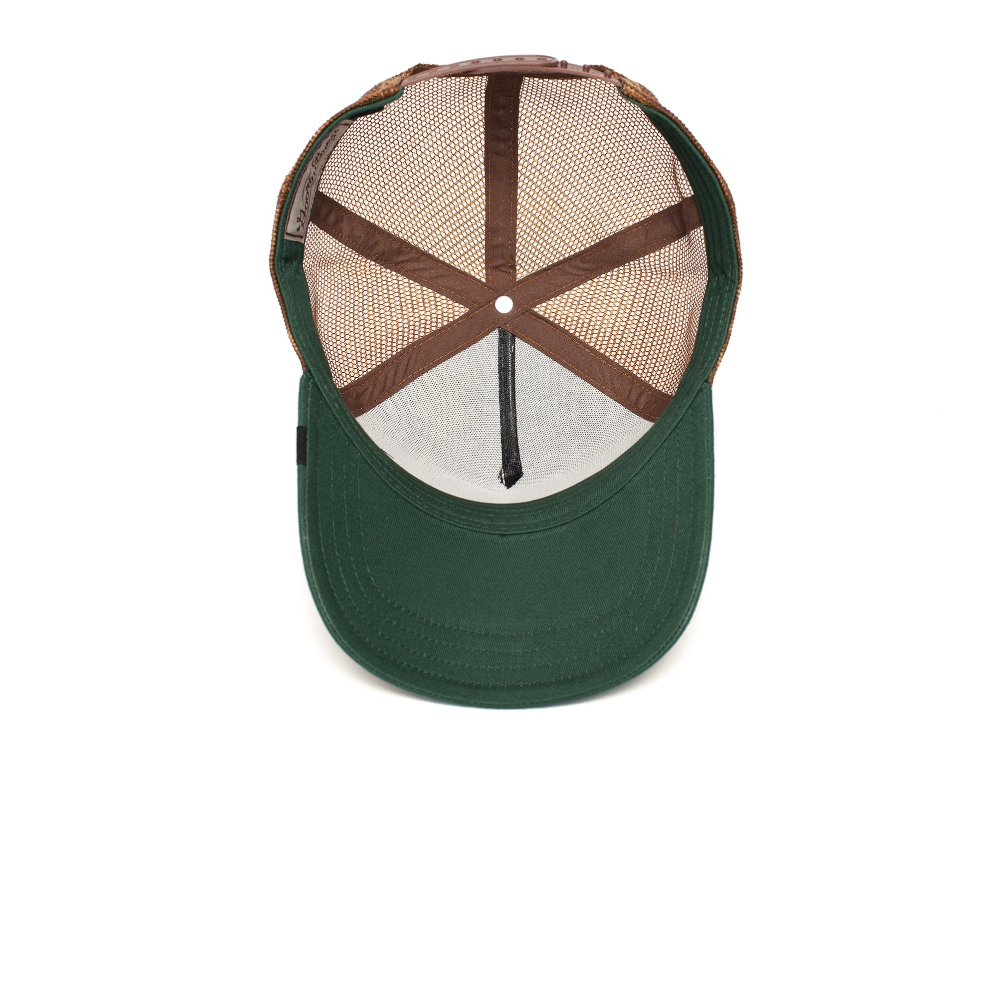 Goorin Bros. duck duck cotton 5 panel baseball cap Green under view