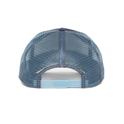 Goorin Bros. flying eagle cotton 5 panel baseball cap Navy back view