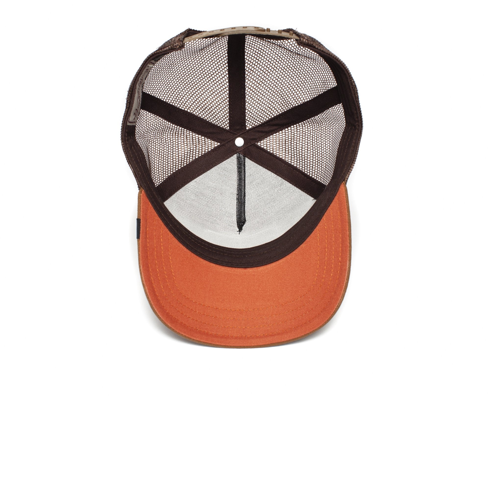 Goorin Bros. turkey cotton 5 panel baseball cap Brown under view