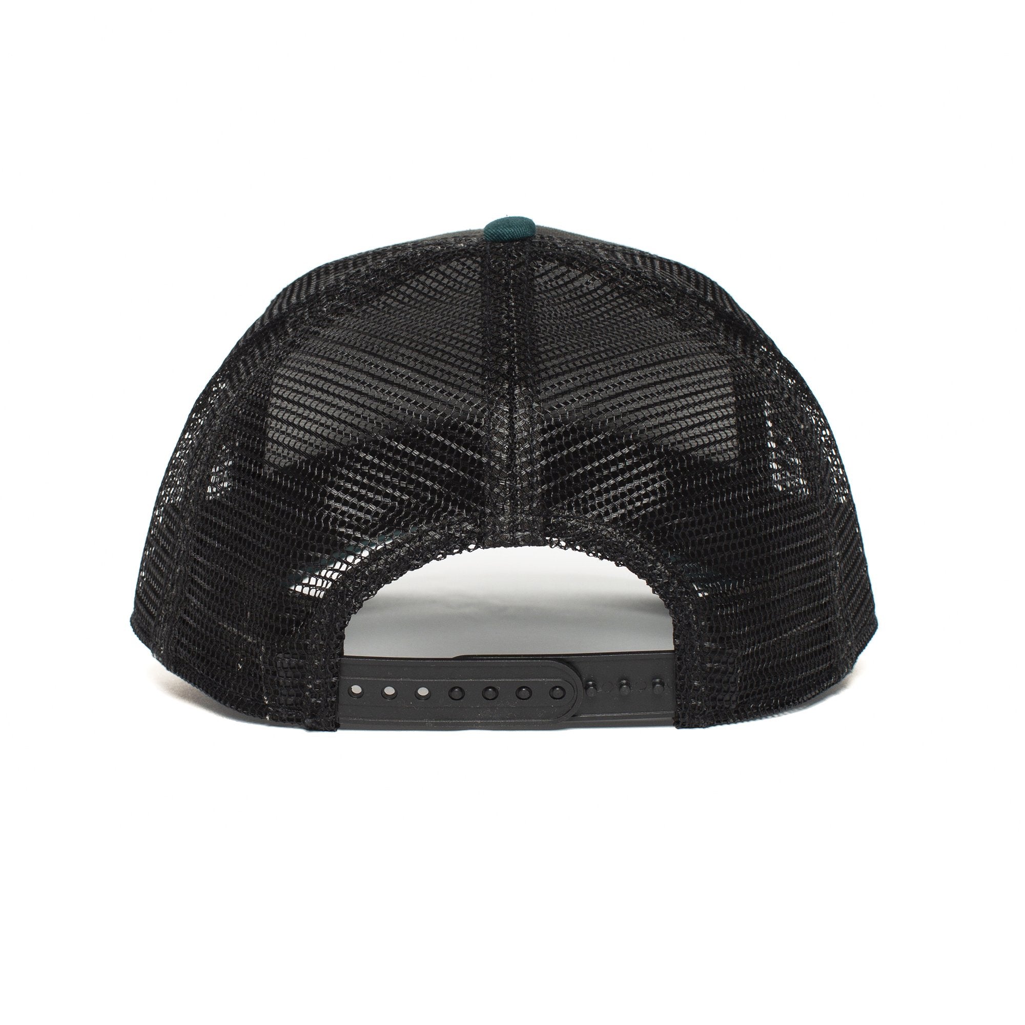 Goorin Bros. trout cotton 5 panel baseball cap Black back view
