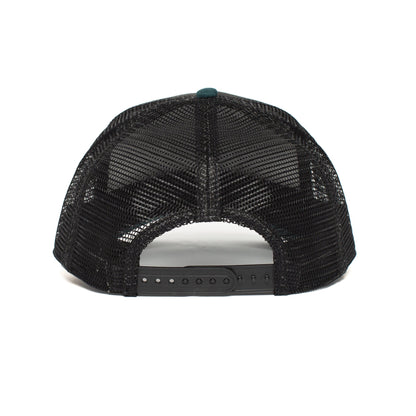Goorin Bros. trout cotton 5 panel baseball cap Black back view