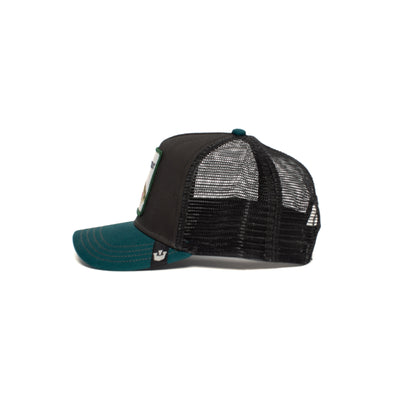 Goorin Bros. trout cotton 5 panel baseball cap Black side view