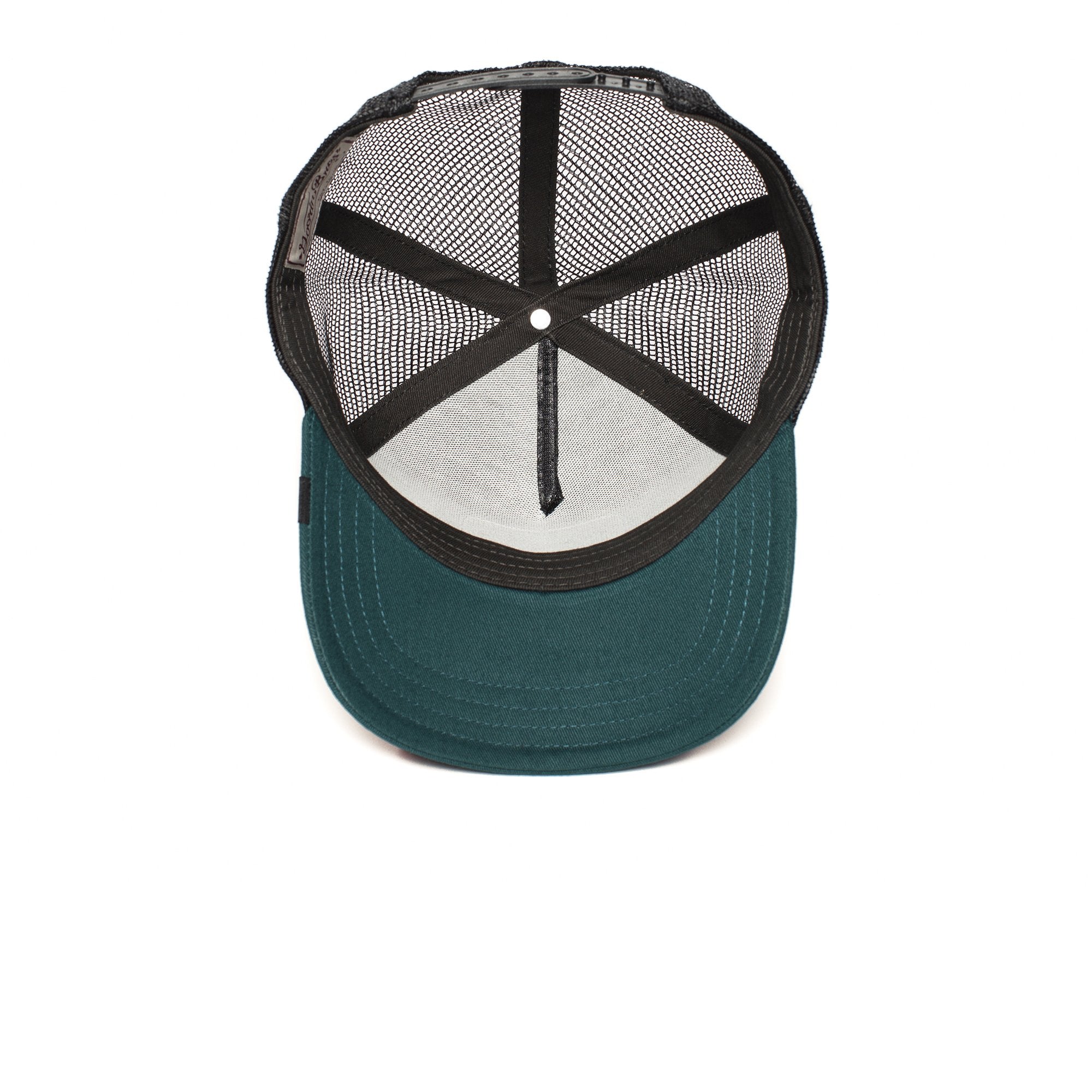 Goorin Bros. trout cotton 5 panel baseball cap Black under view