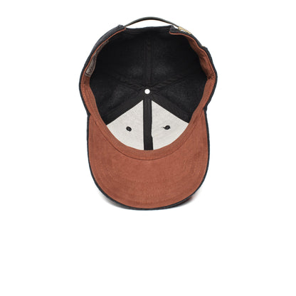 Goorin Bros. player 6 panel baseball cap Charcoal under view