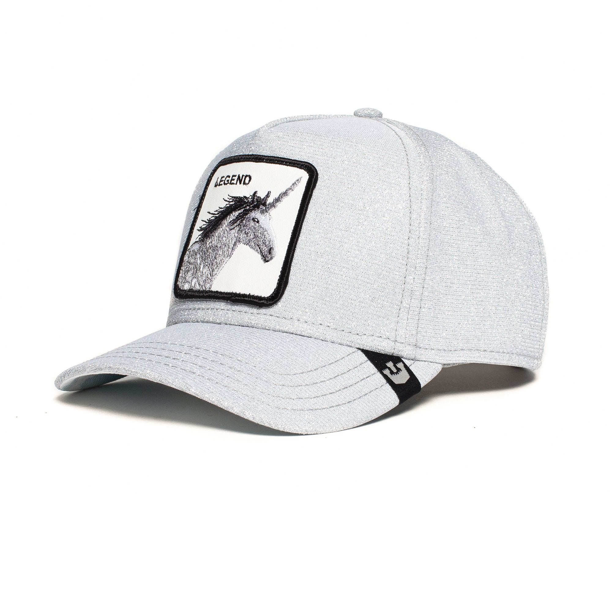 Goorin Bros. believer cotton 5 panel baseball cap Grey left side view