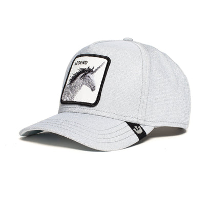 Goorin Bros. believer cotton 5 panel baseball cap Grey left side view