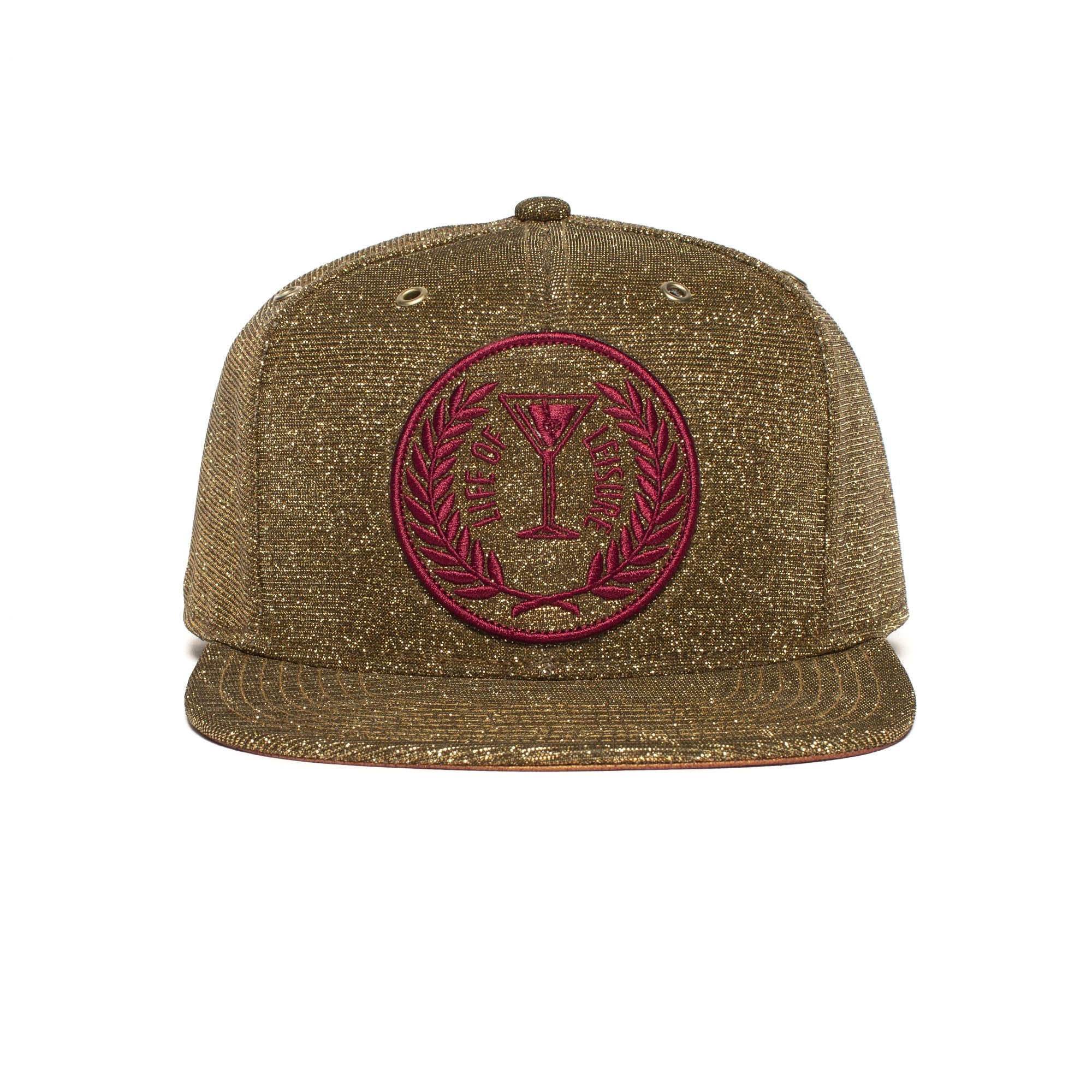 Goorin Bros. gold mind pu baseball cap Gold front view